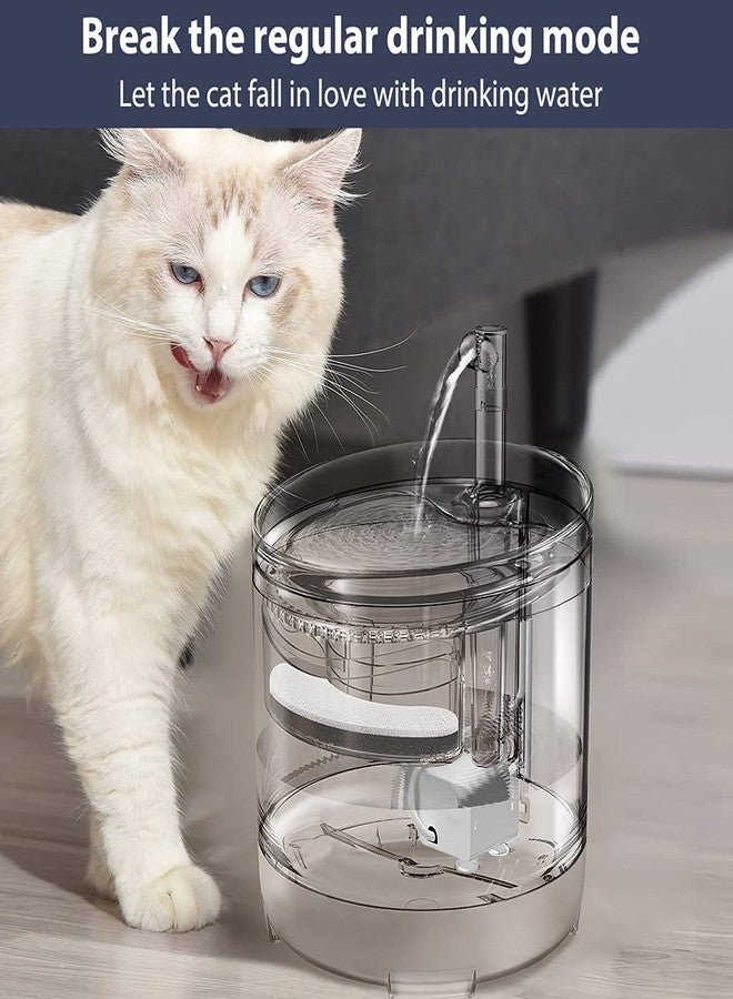 Qpets مجموعة فلاتر بديلة لنافورة مياه القطط من كيو بيتس®، 8 قطع، فلاتر قابلة للغسل على شكل قوس، مزودة بنظام ترشيح ثلاثي من الكربون النشط - Image 5